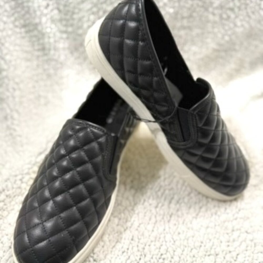 Torrid Black Quilted Slip-On Sneaker (WW)